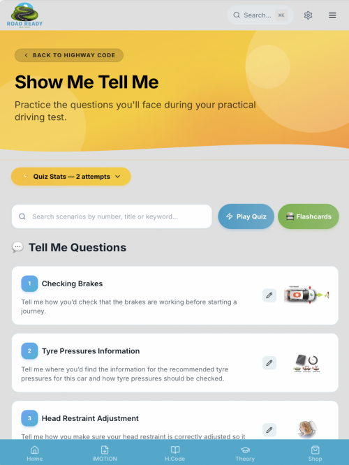 Road Ready - Learner App